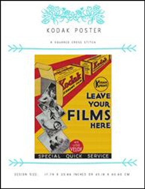 Kodak Poster / X Squared Cross Stitch