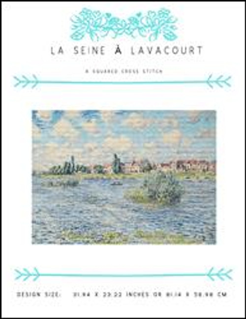 La Seine À Lavacourt / X Squared Cross Stitch