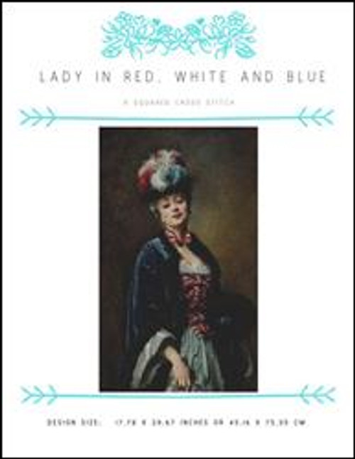 Lady In Red, White And Blue / X Squared Cross Stitch
