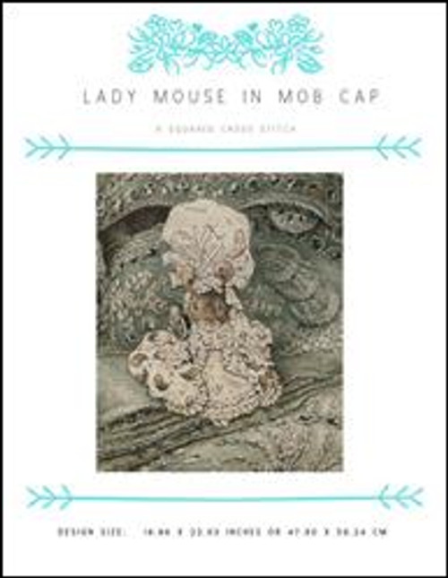 Lady Mouse In Mob Cap / X Squared Cross Stitch