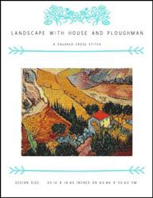 Landscape With House And Ploughman / X Squared Cross Stitch