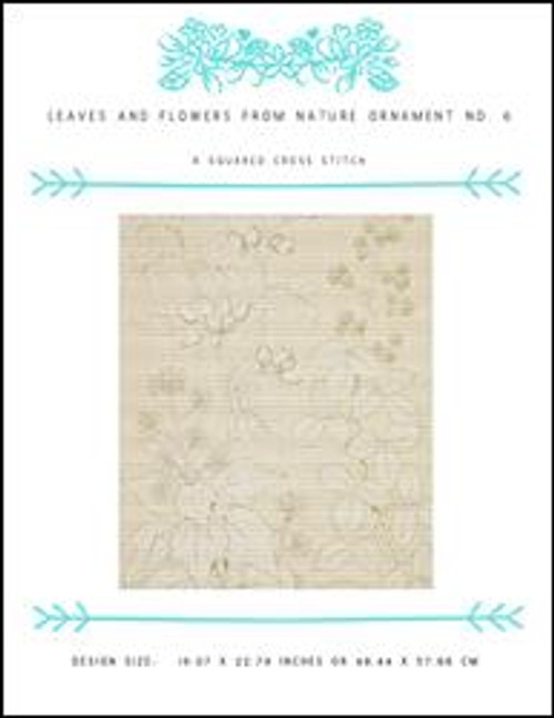Leaves And Flowers From Nature Ornament No. 6 / X Squared Cross Stitch