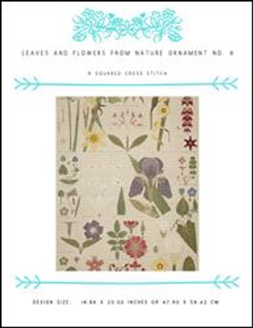 Leaves And Flowers From Nature Ornament No. 8 / X Squared Cross Stitch