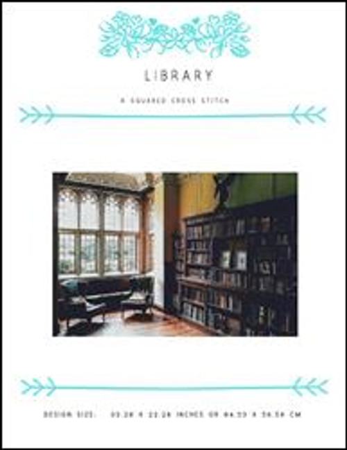 Library / X Squared Cross Stitch