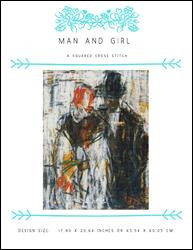 Man And Girl / X Squared Cross Stitch