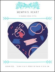Memphis Heart / X Squared Cross Stitch