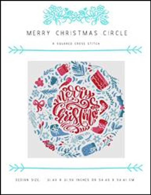 Merry Christmas Circle / X Squared Cross Stitch