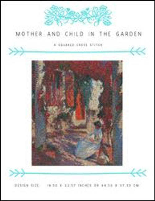 Mother And Child In The Garden / X Squared Cross Stitch