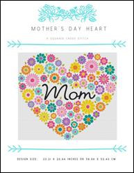 Motherâ€™S Day Heart / X Squared Cross Stitch