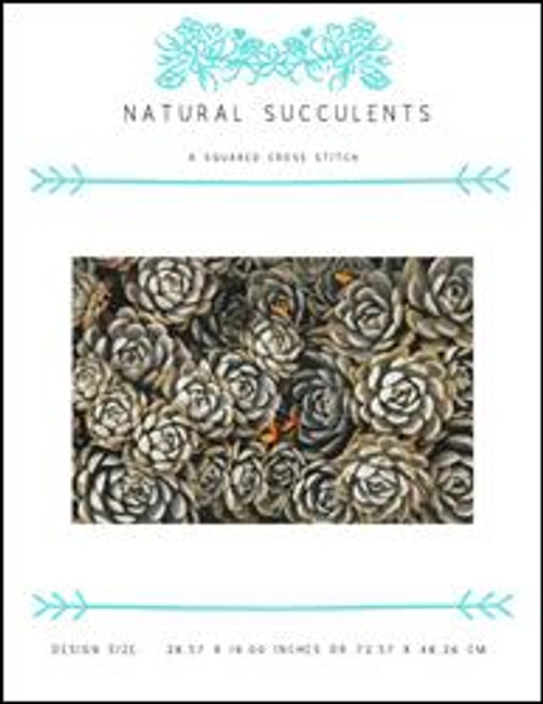 Natural Succulents / X Squared Cross Stitch