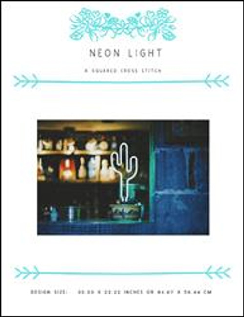 Neon Light / X Squared Cross Stitch