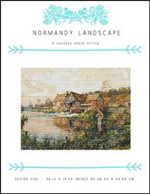 Normandy Landscape / X Squared Cross Stitch