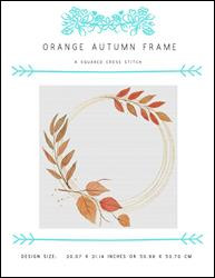 Orange Autumn Frame / X Squared Cross Stitch