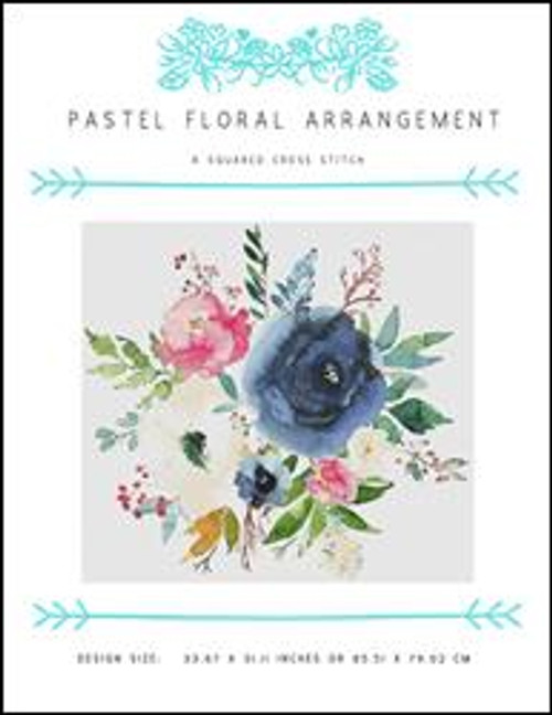Pastel Floral Arrangement / X Squared Cross Stitch