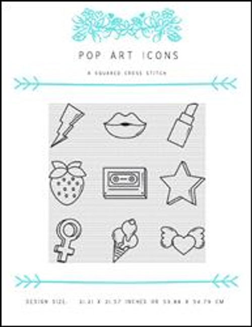 Pop Art Icons / X Squared Cross Stitch
