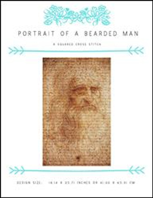 Portrait Of A Bearded Man / X Squared Cross Stitch