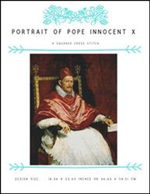 Portrait Of Pope Innocent X / X Squared Cross Stitch
