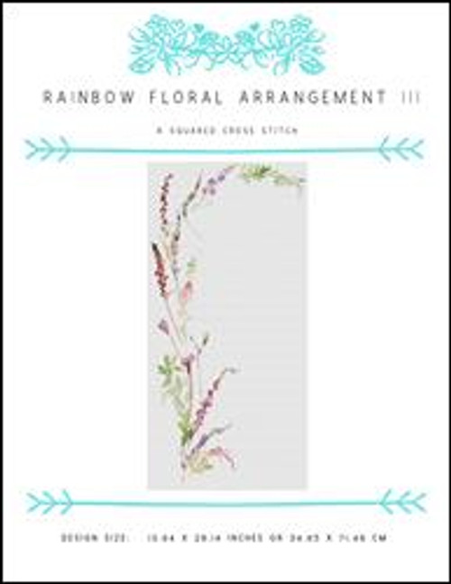Rainbow Floral Arrangement Iii / X Squared Cross Stitch