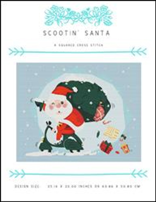 Scootin' Santa / X Squared Cross Stitch