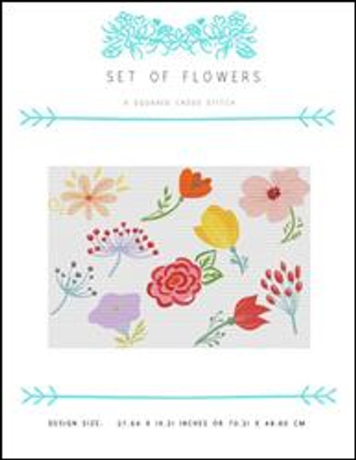 Set Of Flowers / X Squared Cross Stitch