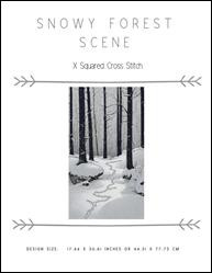 Snowy Forest Scene / X Squared Cross Stitch