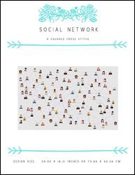 Social Network / X Squared Cross Stitch