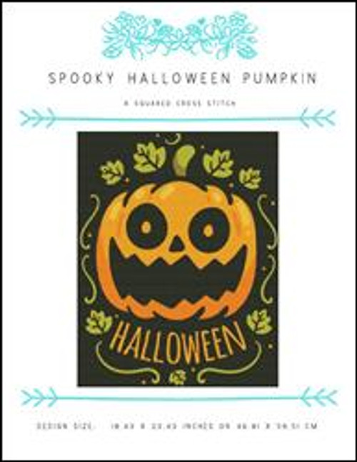 Spooky Halloween Pumpkin / X Squared Cross Stitch
