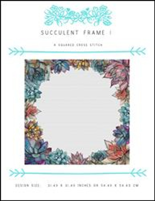 Succulent Frame I / X Squared Cross Stitch