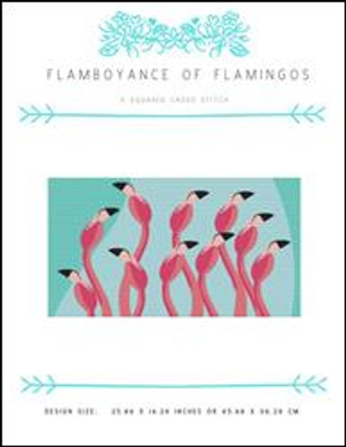 Flamboyance Of Flamingos / X Squared Cross Stitch