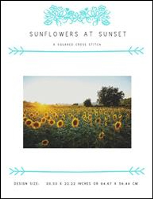 Sunflowers At Sunset / X Squared Cross Stitch