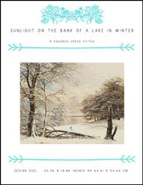 Sunlight On The Bank Of A Lake In Winter / X Squared Cross Stitch