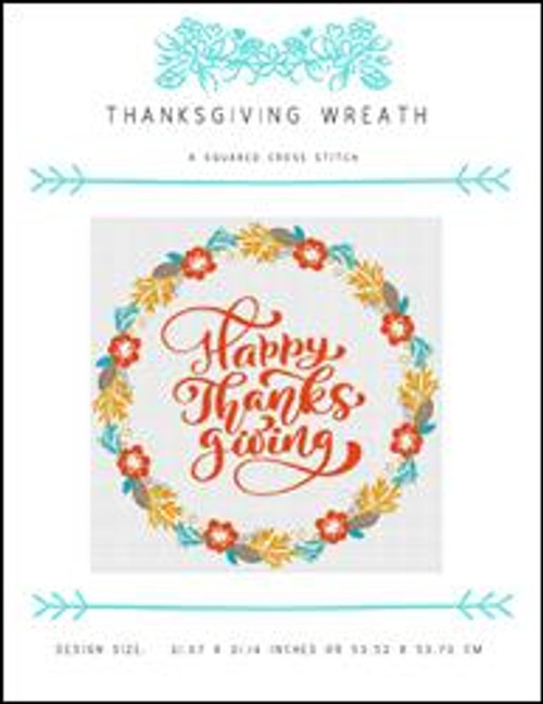Thanksgiving Wreath / X Squared Cross Stitch