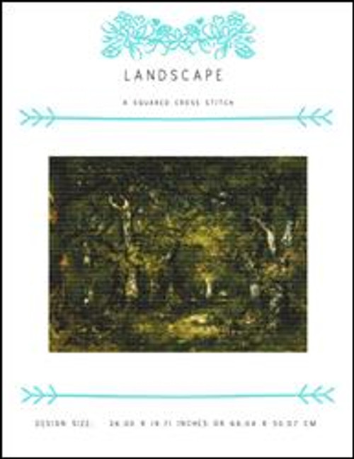 Landscape / X Squared Cross Stitch