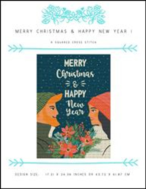 Merry Christmas & Happy New Year / X Squared Cross Stitch