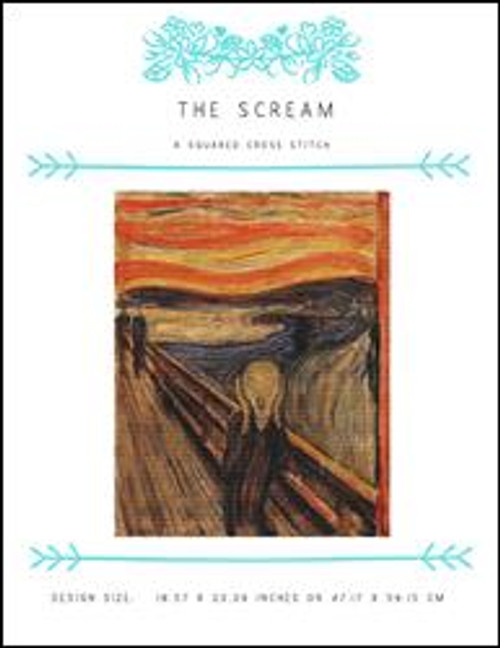 The Scream / X Squared Cross Stitch