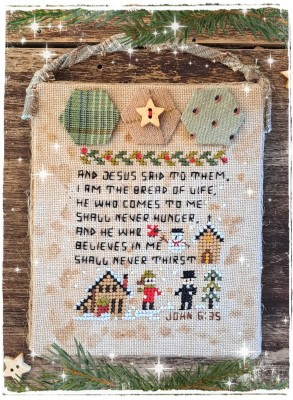 John 6:35 (w/wood star) / Fairy Wool In The Wood