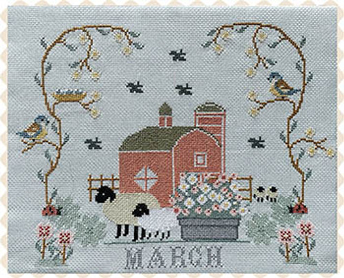Barn Calendar March / Twin Peak Primitives