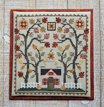 Little House In The Autumn Woods / Waxing Moon Designs