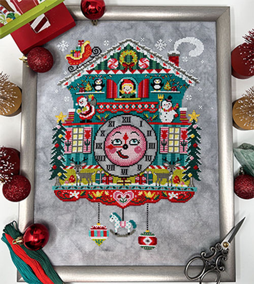 Christmas Cuckoo Clock 4 / Thistles