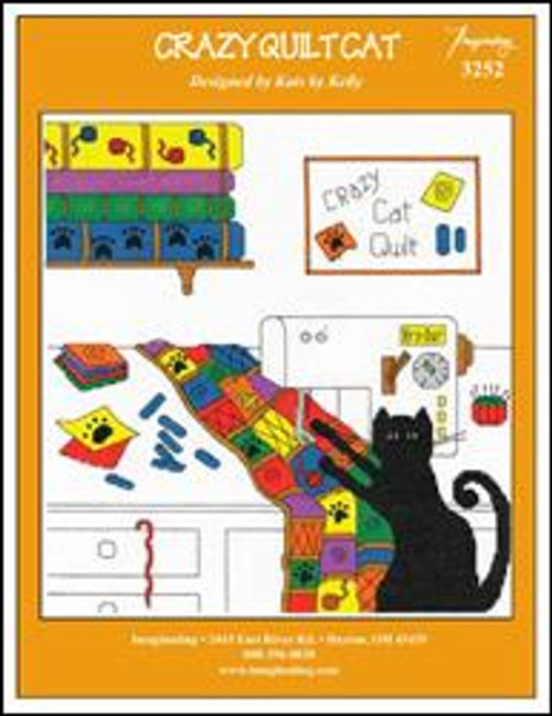 Crazy Quilt Cat / Imaginating