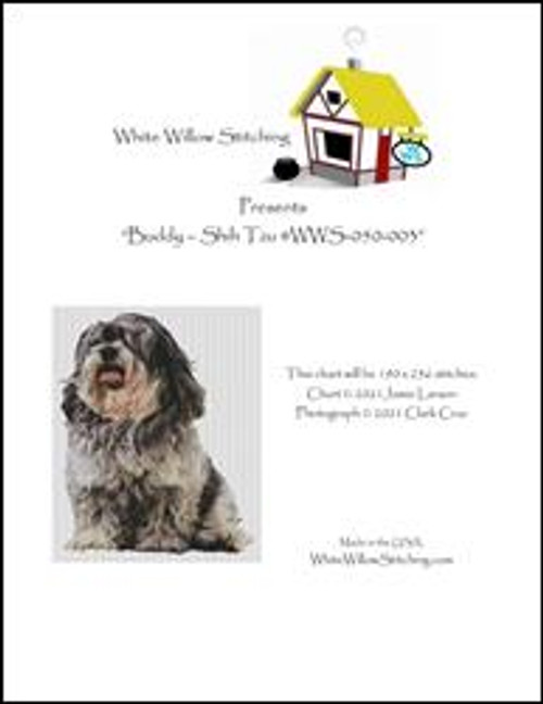 Buddy - Shih Tzu / White Willow Stitching