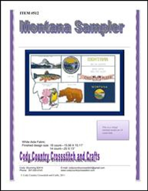 Montana Sampler / Cody Country Crossstitch & Crafts