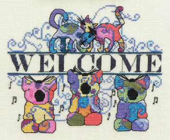 Funky Cats Welcome / MarNic Designs