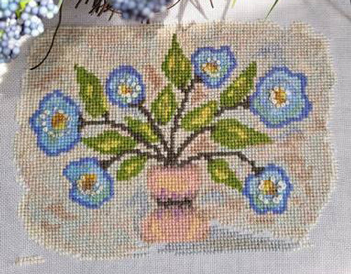 Blue Garden Memories / By the Bay Needleart