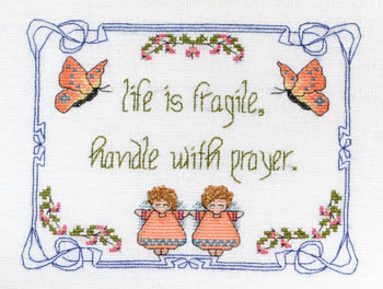 Life Is Fragile - Handle WithPrayer / MarNic Designs