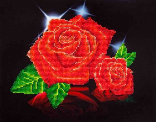 Red Rose Sparkle / Diamond Dotz / NADD52