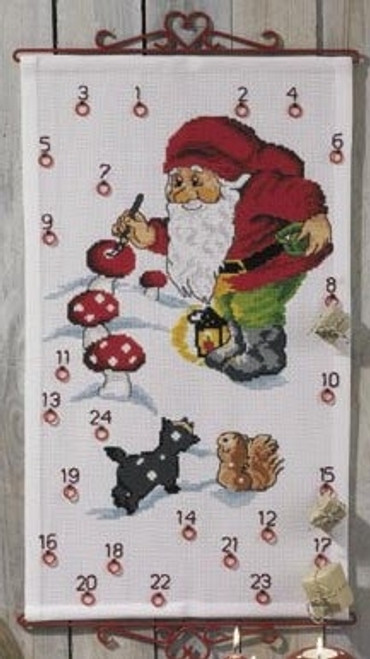 Advent Calendar - Santa Paints / Permin / 342261