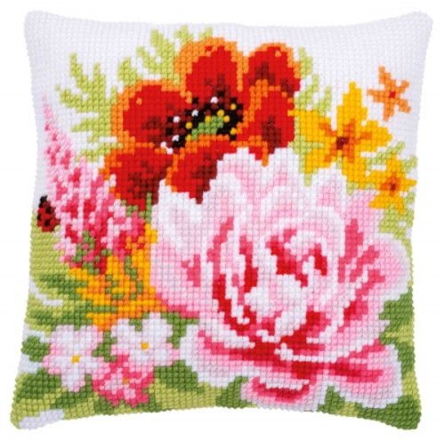 Flowers Cushion / Vervaco / PNV184990