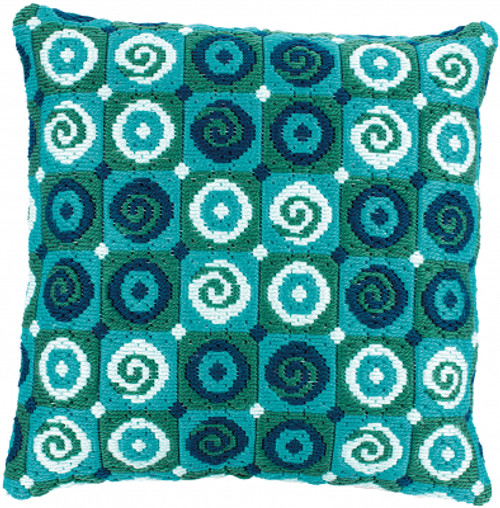 Swirls Cushion - Long Stitch / Vervaco / PNV144020
