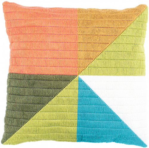 Colored Triangles Cushion - Long Stitch / Vervaco / PNV194768